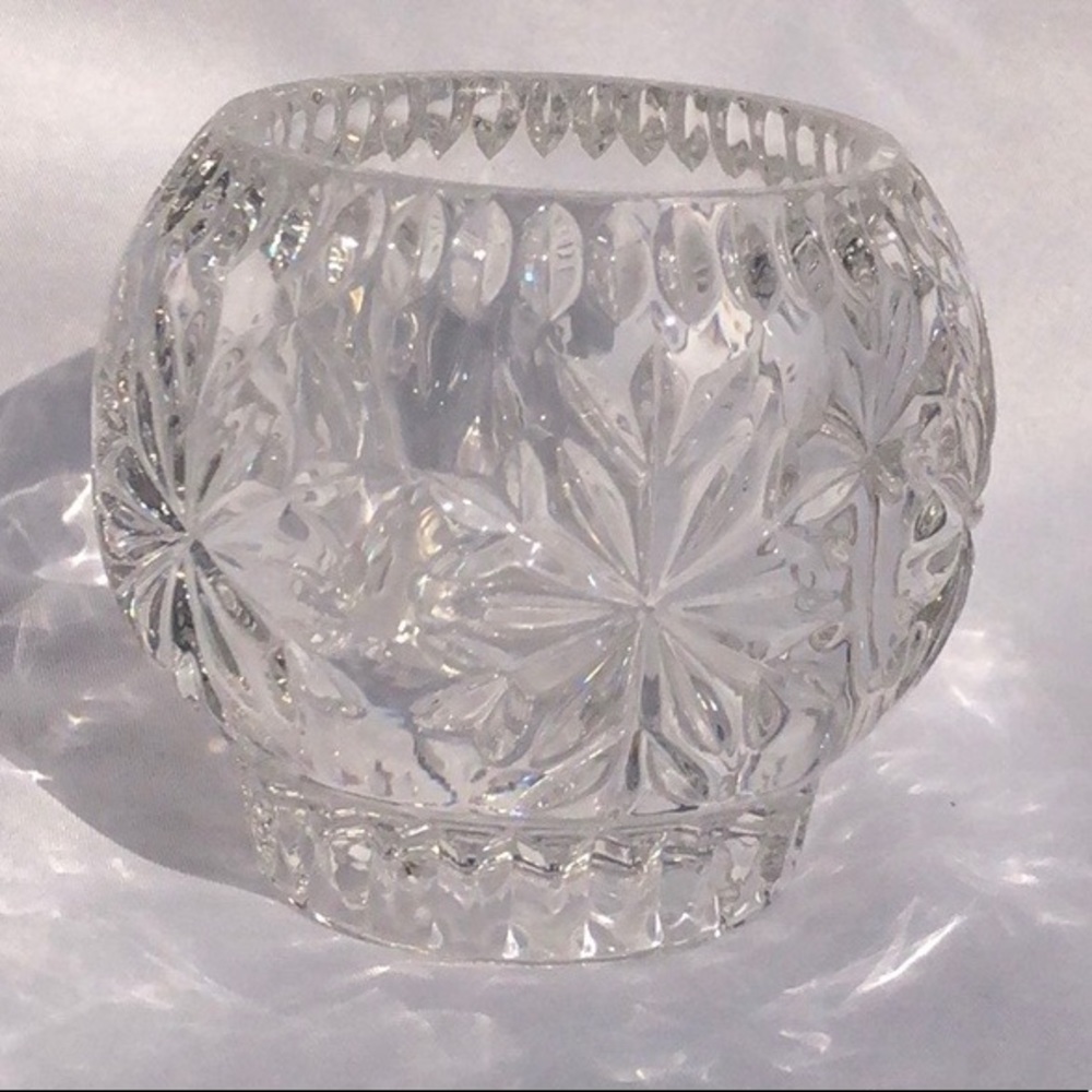🛑CLEARANCE‼️ Vintage heavy glass candle holder